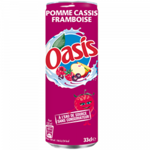 Oasis pomme cassis framboise 33cl
