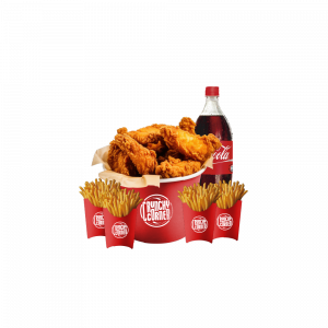 Box family spicy wings x35