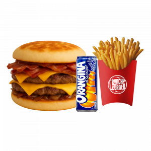 Naan burger Smoky Bacon